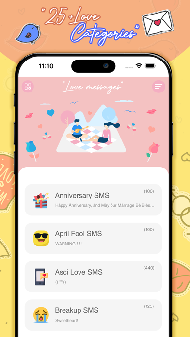 Love Messages- Romantic Love screenshot 3