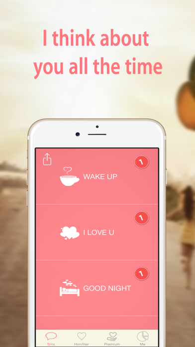 Love Messages: SMS screenshot 1