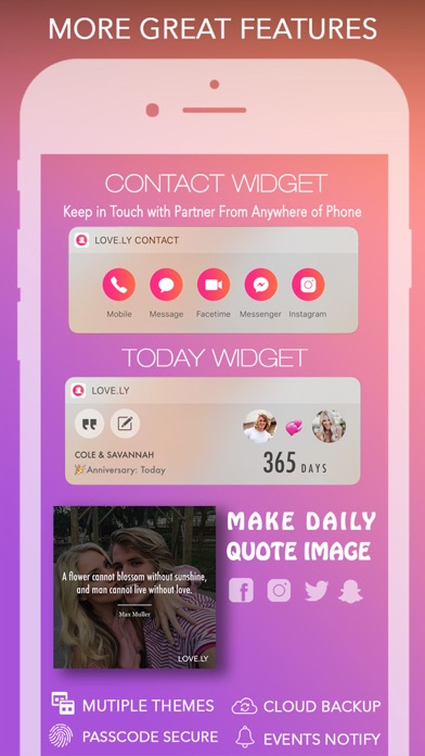 Love.ly - Track/Manage Relationship For Couple screenshot 1