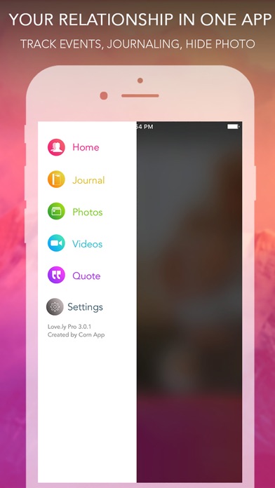Love.ly - Track/Manage Relationship For Couple screenshot 4