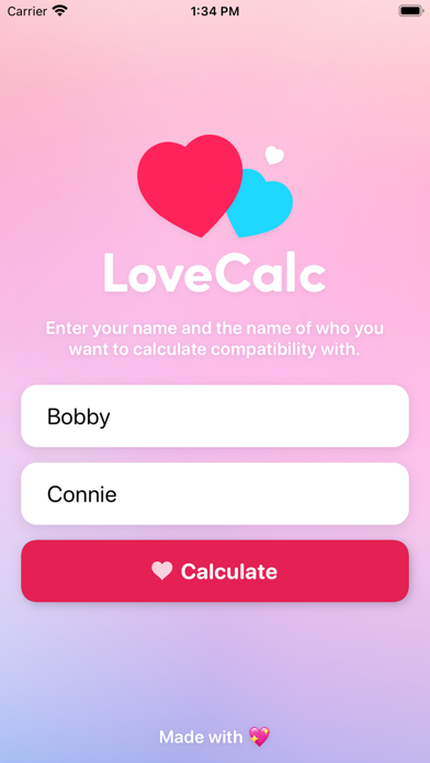 LoveCalc - The Love Calculator screenshot 4
