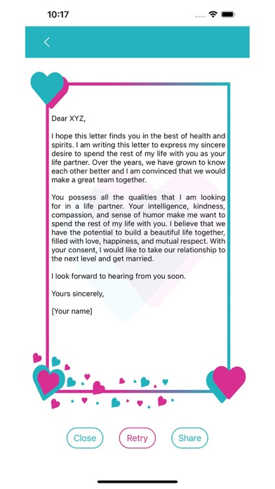 LoveLetterAI screenshot 3