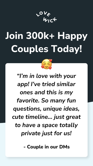 Lovewick: Relationship Tracker screenshot 1