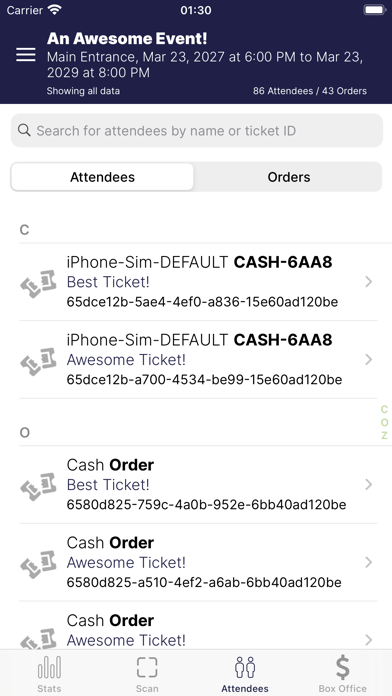 Lovgrub Event Organizer screenshot 2