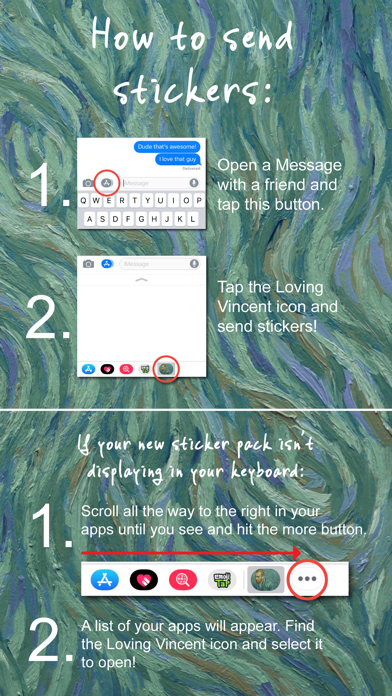 Loving Vincent Stickers screenshot 1