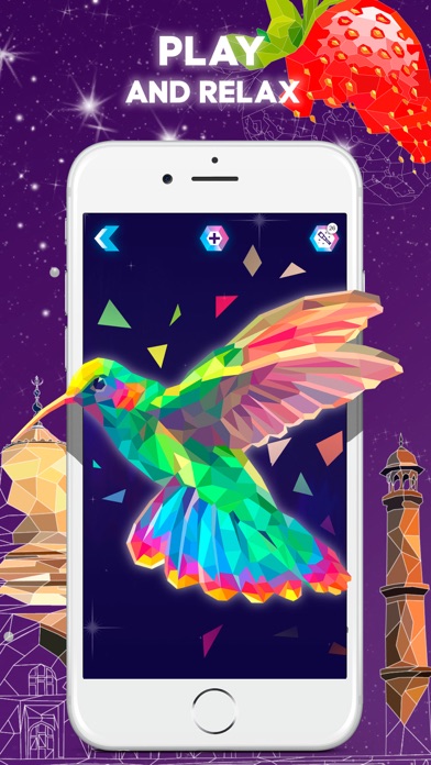 Low poly art book Magic puzzle screenshot 1