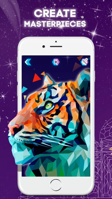 Low poly art book Magic puzzle screenshot 2