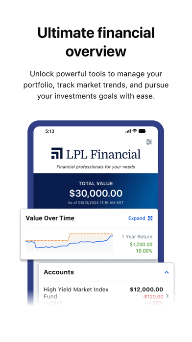 LPL Account View screenshot 1