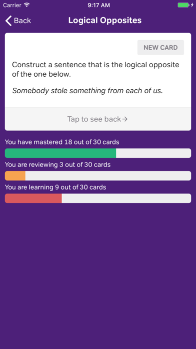 LSAT Logic Flashcards screenshot 4