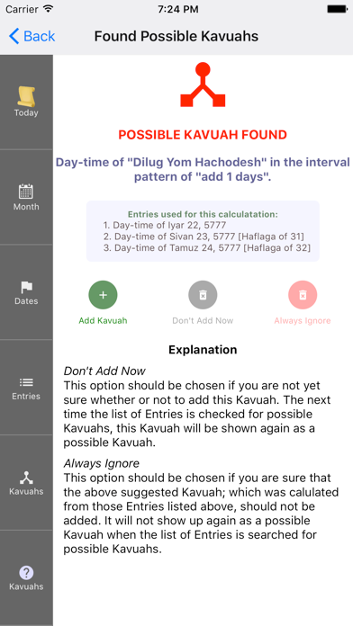 Luach screenshot 3