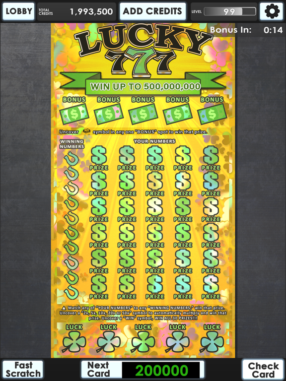 Lucky Lottery Scratchers screenshot 9