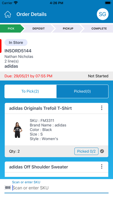 Luminate Order Fulfillment screenshot 3