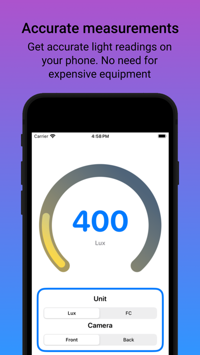 Luminosys - Light Meter screenshot 2