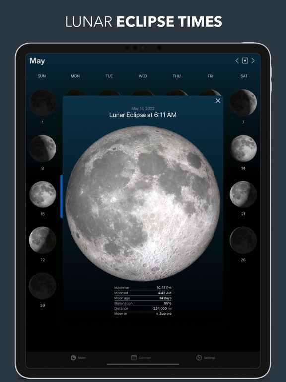 Lunar - Moon Phase & Widgets screenshot 2