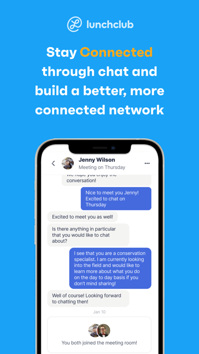 Lunchclub: AI Networking App screenshot 2