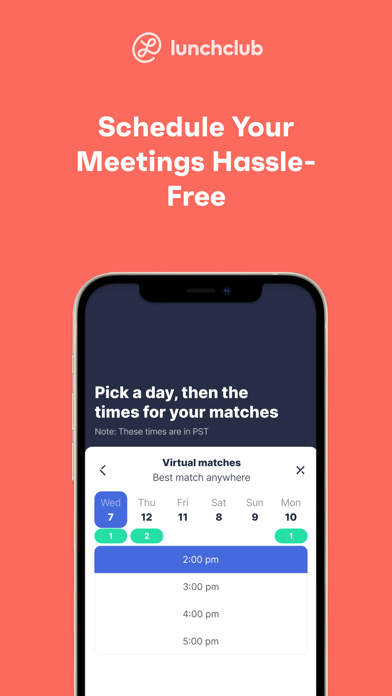 Lunchclub: AI Networking App screenshot 4