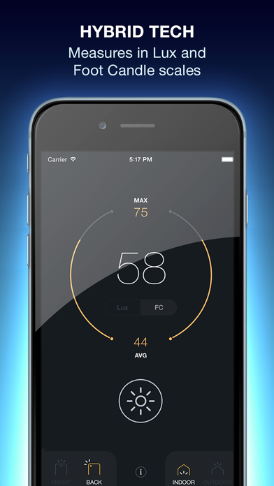 Lux Light Meter Pro screenshot 2