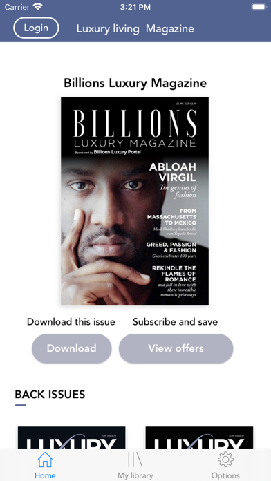 Luxury Living Magazine screenshot 1