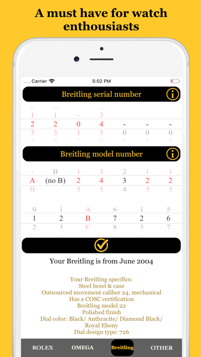 Luxury Watch Reference Guide screenshot 4