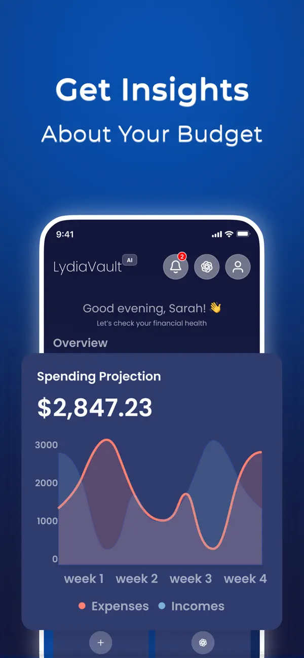 Lydia AI Budgeting Coach screenshot 3
