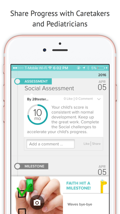 Lyfeline Milestones: Baby Development Tracker, Activities, and Delay Detection screenshot 4