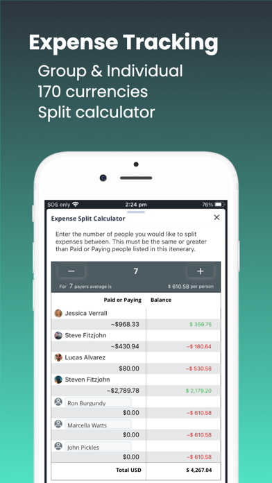 Lyfshort Trip Organizer screenshot 2