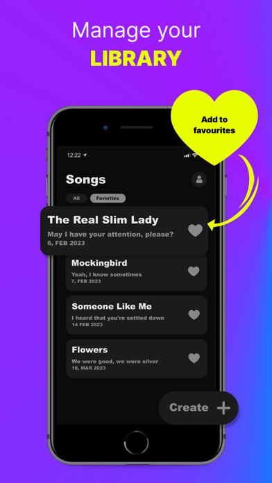 Lyncil: AI song writer screenshot 1