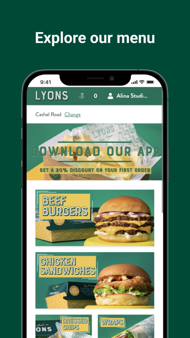 Lyons Takeaway screenshot 4