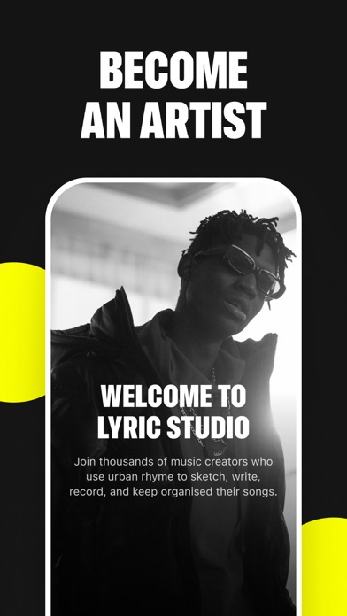 Lyric Studio - Rap Rhyme Maker screenshot 1