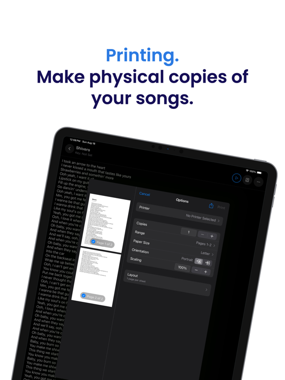Lyrics: Live screenshot 3