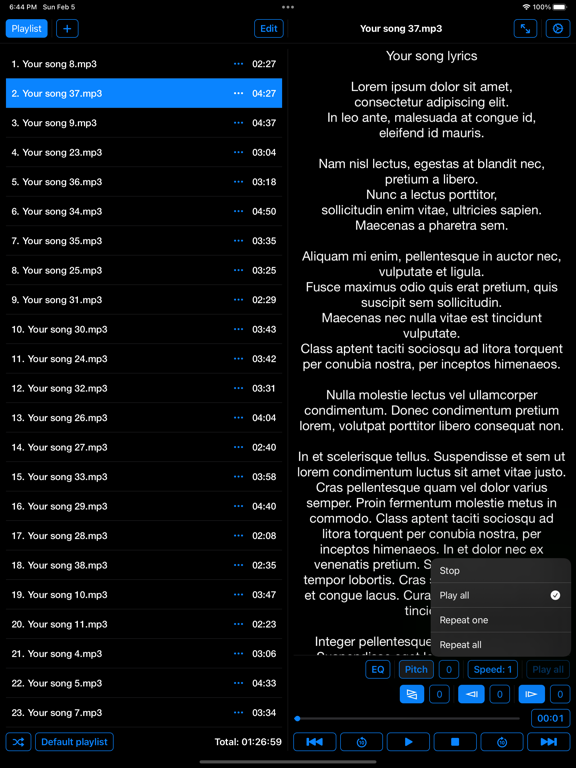 Lyrics Play screenshot 5