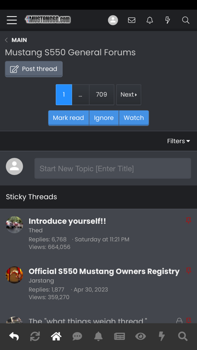 M6G Forum screenshot 1