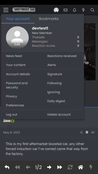 M6G Forum screenshot 3