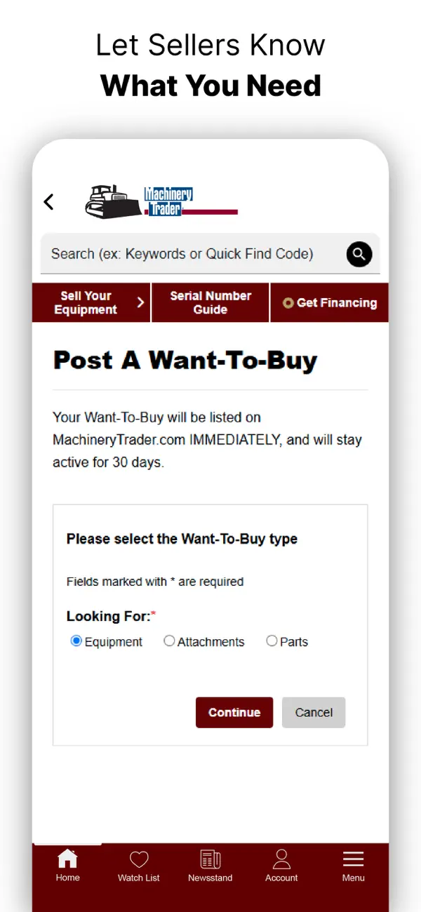 MachineryTrader: Buy Equipment screenshot 1