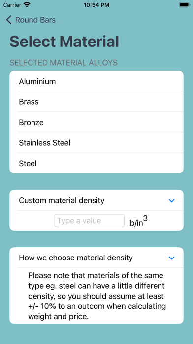 Machining Material Calculators screenshot 2