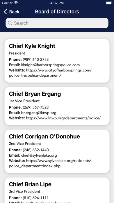 MACP Chiefs App screenshot 2