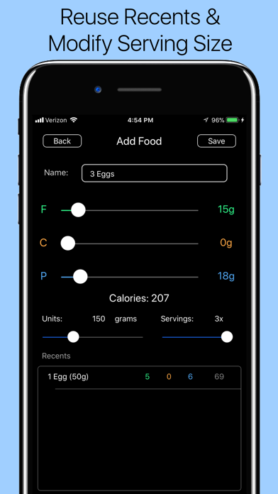 Macro Tracker - Keto Diet App screenshot 2