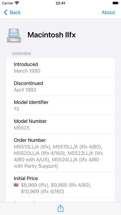 Mactracker screenshot 3