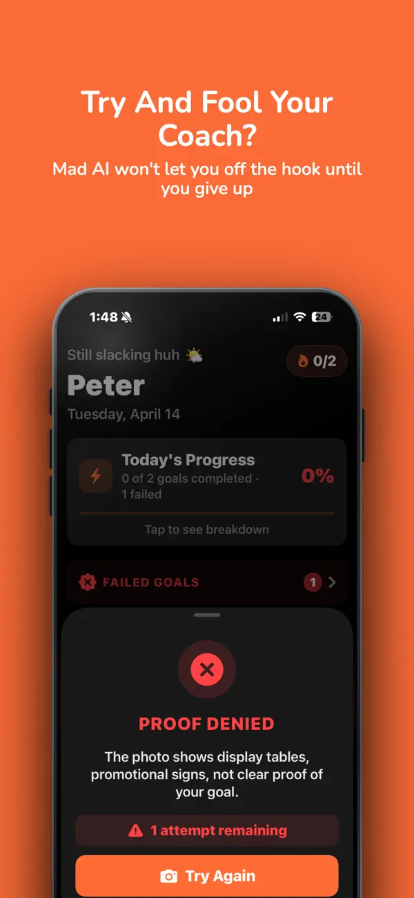 Mad AI: Goal Tracker screenshot 3