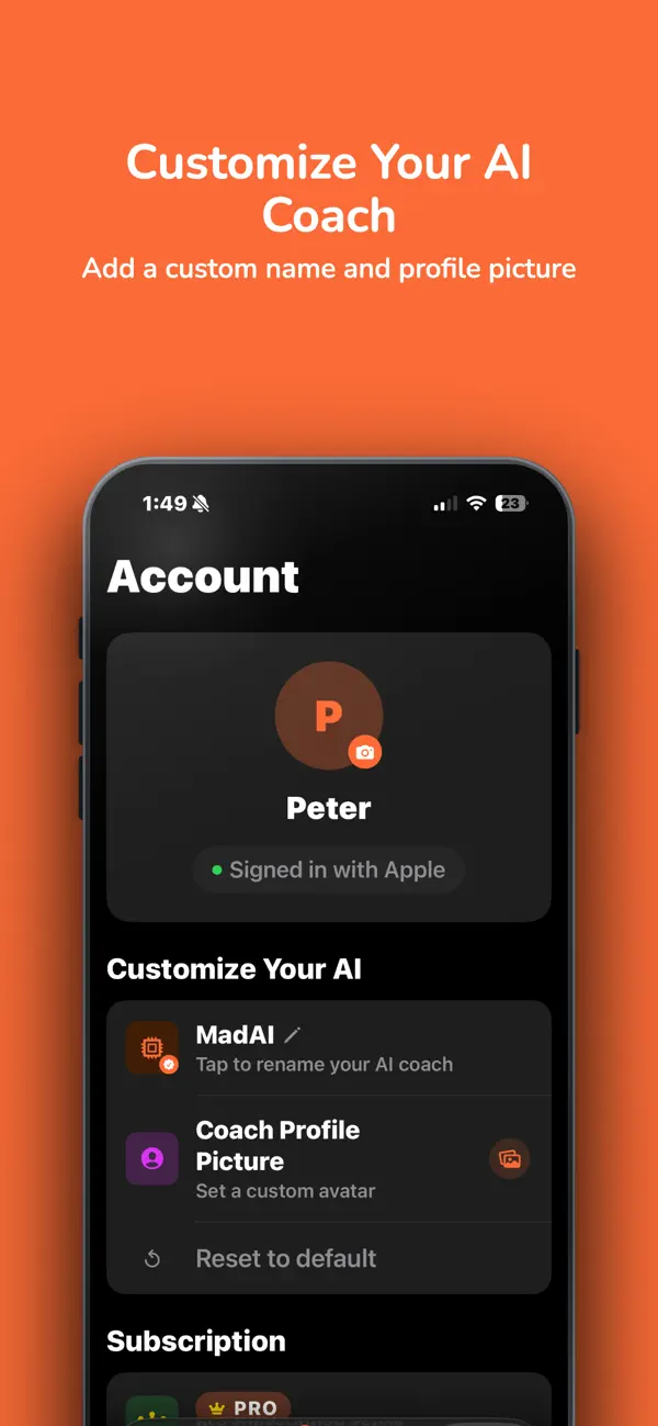 Mad AI: Goal Tracker screenshot 1