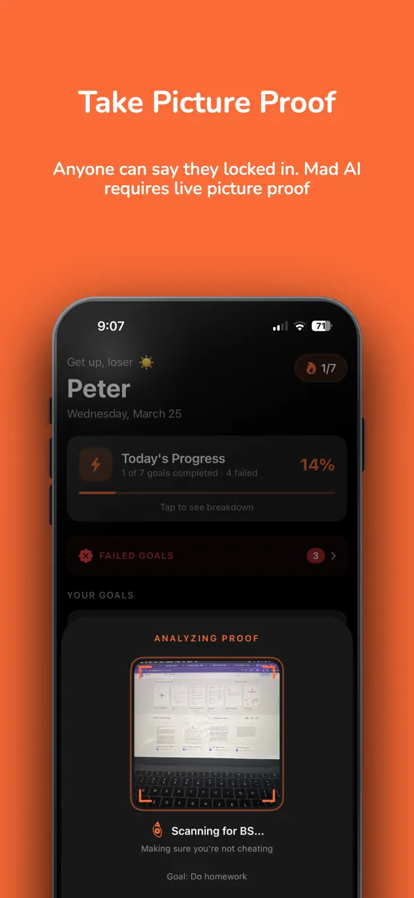 Mad AI: Goal Tracker screenshot 4