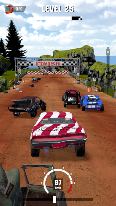 Mad Racing 3D screenshot 1