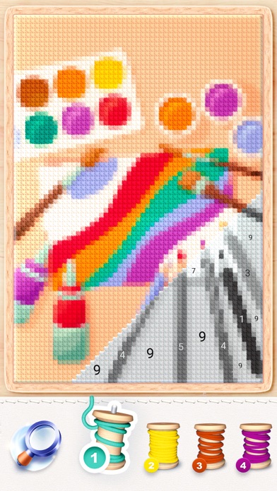 Magic Cross-Stitch: Pixel Art screenshot 1