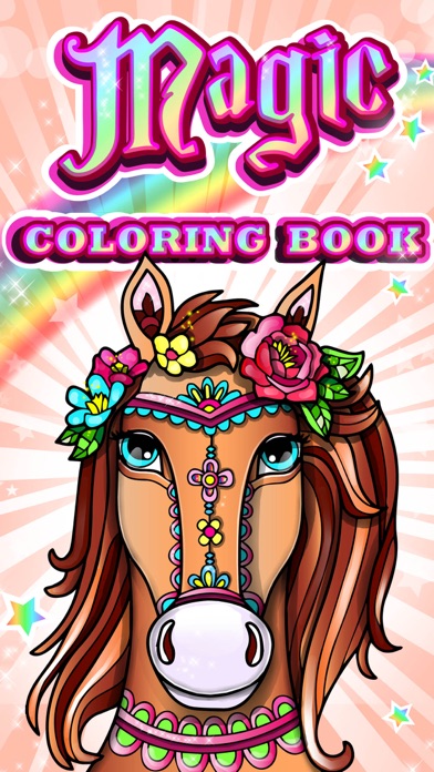 Magic Pony Coloring Book for Adults My Little Art screenshot 5