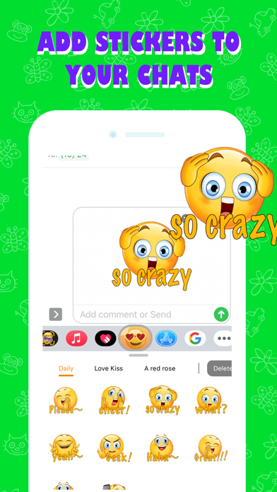 Magic Stickers & Emoji screenshot 1