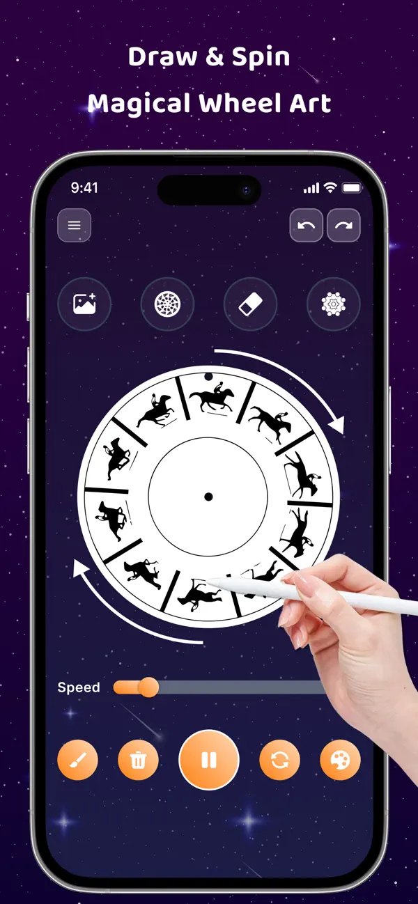 Magic Wheel - Spin Art Drawing screenshot 6