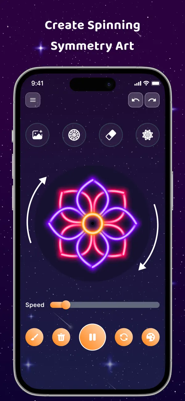 Magic Wheel - Spin Art Drawing screenshot 5