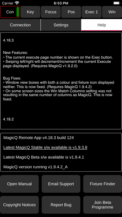 MagicQ Remote Control screenshot 1