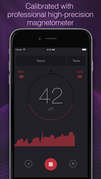 Magnetometer - metal detector and magnetic field meter in tesla and gauss screenshot 1