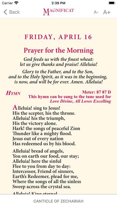 Magnificat English Editions screenshot 3